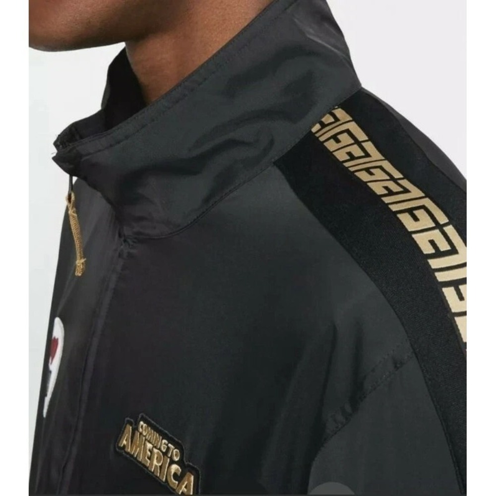 Nike Giannis Coming To America Men's XL Black Gold Track Jacket Zoom Freak - Picture 3 of 7